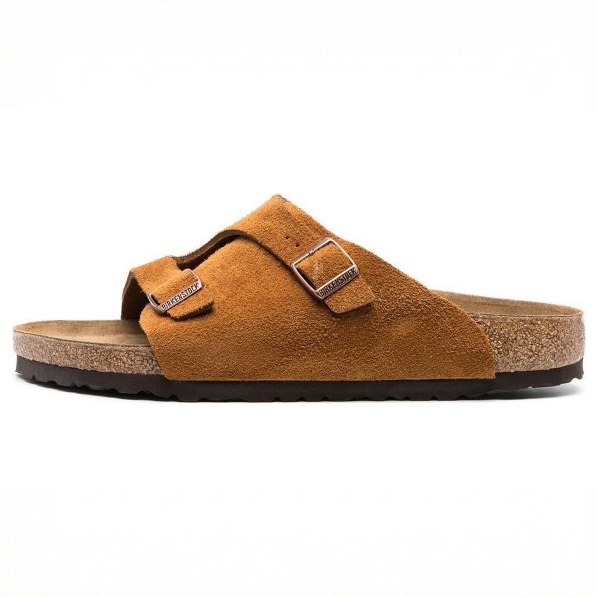 Birkenstock Zurich Lässige Weiche Bequeme Atmungsaktive Schlupf-Sandalen Damensandalen Kamelbraun 1023891 39