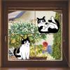 Cat Anti-Collision Window Clings Animal Decals to Prevent People and Bird Strikes on Window Glass Cling Door Decals Decor