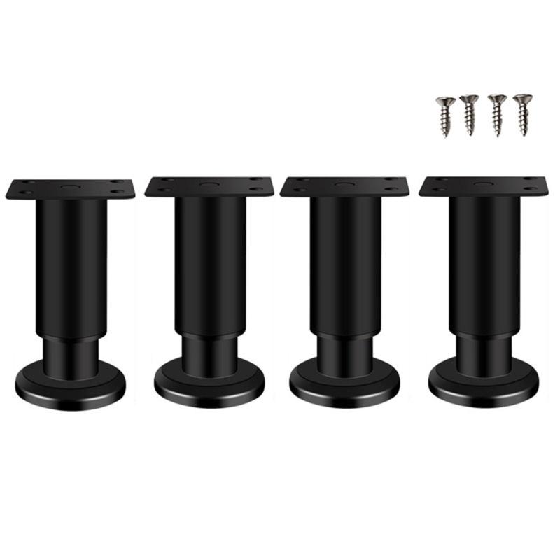 4Pcs Adjustable Height Table Legs Alloy Furniture Support Telescoping Furniture Leg For Bedside Sofa Table Cabinet