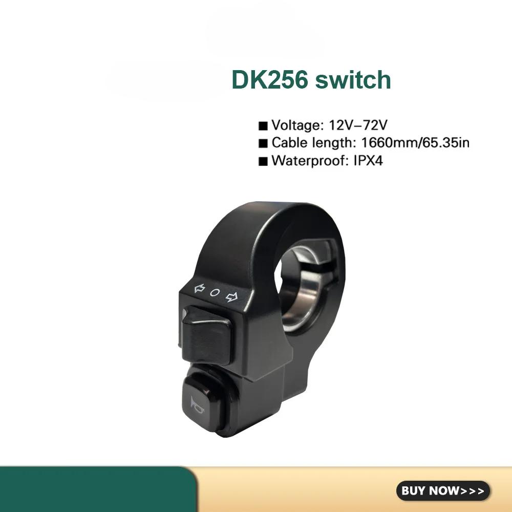 

22mm Motorcycle Handlebar Switch Turn Signal Horn 2 in 1 Switch on/Off Lights Retrofit Scooters Ebike Motorcycle Parts Equipment чорний