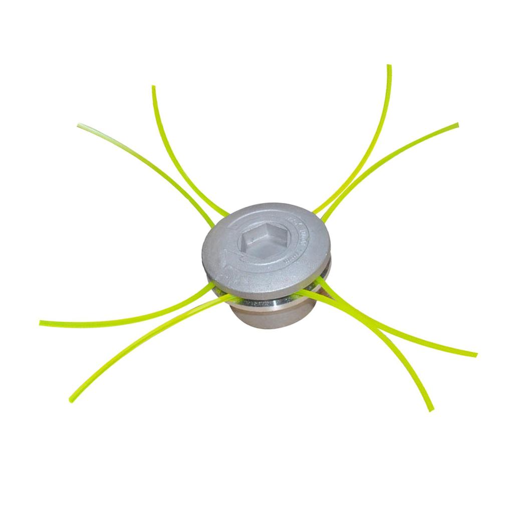 Aluminium Trimmer Head Spool Set with 4 Mower Rope Replaces Compact Durable