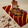 Asciugamano da Spiaggia con Stemma Calcio Spagnolo, Microfibra Super Morbida, Regalo per Lei/Lui, Compleanno, per Piscina, Spiaggia, Viaggio, Decorazione Casa Regali per Fan