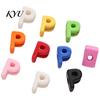 Craft Beads Set 10Pcs DIY Acrylic Bubble Letter Beads, Colorful Large Alphabet for Jewelry Making Crafts Making, Spacer Keychain Bag Charm Custom Word