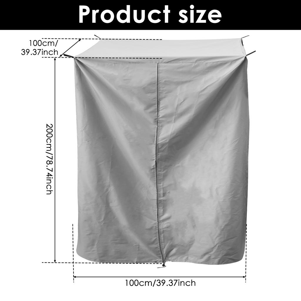 Tenda Portatile per la Privacy Doccia Toilette Tenda per Cambiarsi Riparo dal Sole e dalla Pioggia per Campeggio all'Aperto Bagno Barca Riparo per la Privacy