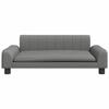 VidaXL Lit pour chien gris 90x53x30 cm similicuir 171855