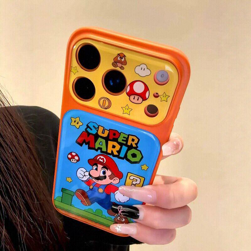 Mario Electric Phone Case for iPhone 15/16 Pro/Max - New Design for Girls
