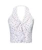 YOUHEE Heart Apple Halter Neck Blouse_White