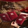6pcs Wedding Kawaii Red Envelopes with Adorable Design for Marriage Gifts