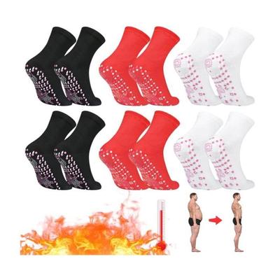 6 PCS Slimming Health Socks, Self-Heating Socks, Thermotherapeutic Socks, Magnetic Socks