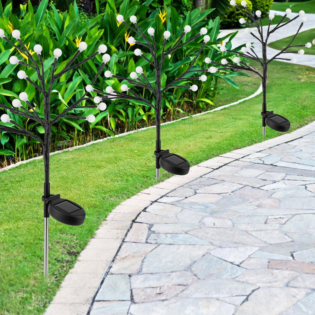 Outdoor Waterproof Solar Powered LED Ball Landscape Light Ground Lawn Decoration for Garden