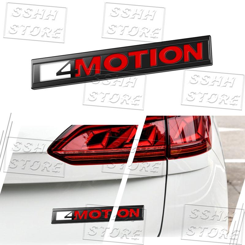 AABIN1 3D Metal 4Motion Car Front Grill Trunk Emblem Badge Sticker For Volkswagen VW Golf 5 MK4 MK6 MK7 Fiesta Focus 2 3 Decor