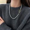Simply Design Fashionable Accessories Elegant Temperament Pearl Necklace  Party