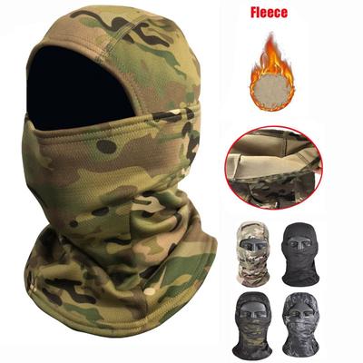 Passamontagna tattico militare invernale caldo pile termico sci snowboard maschera per il viso bicicletta ciclismo caccia Airsoft Camo cappelli sciarpa