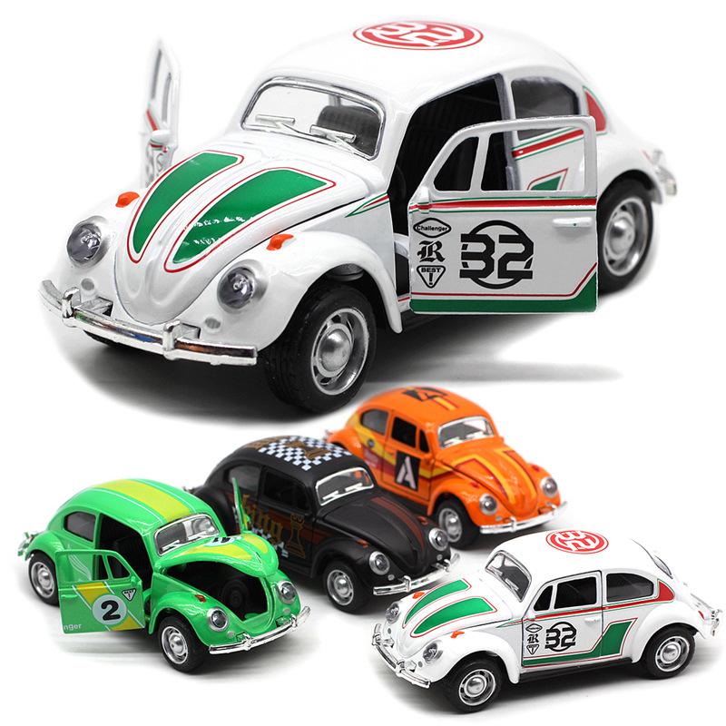 AABLA1 1:32 Volkswagen Beetle Car Model Alloy Car Classic Toys Diecasts Model Vehicles Collection Children Toy Gifts