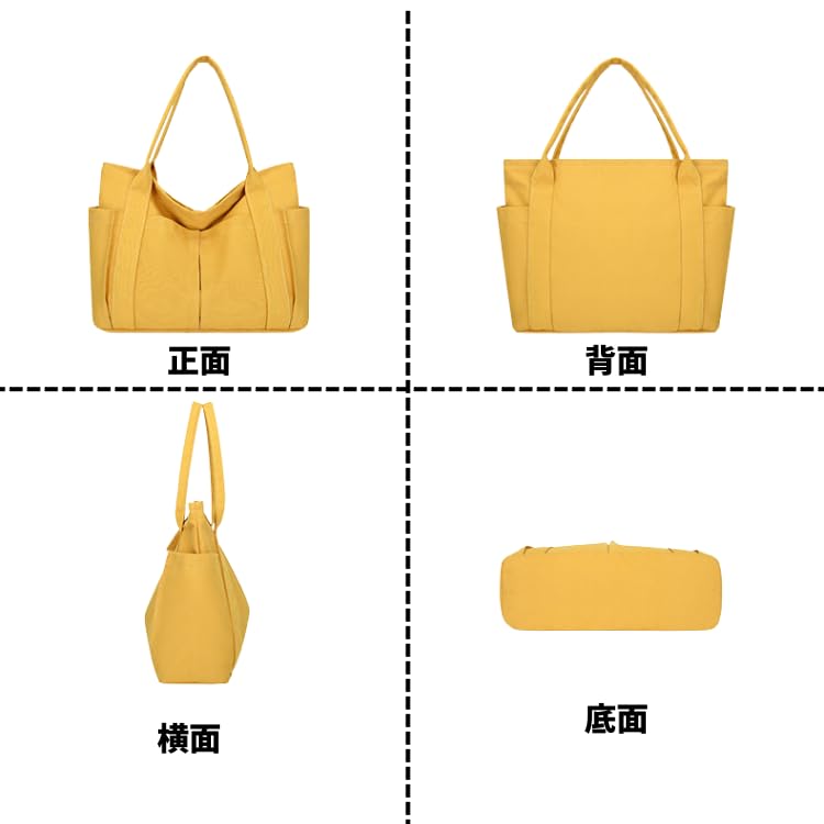 [komakusa] [Uchiwa Tote Bag for Everyday Use] Designed to fit a fan perfectly, this large-capacity tote bag features a zipper and multi-functional poc
