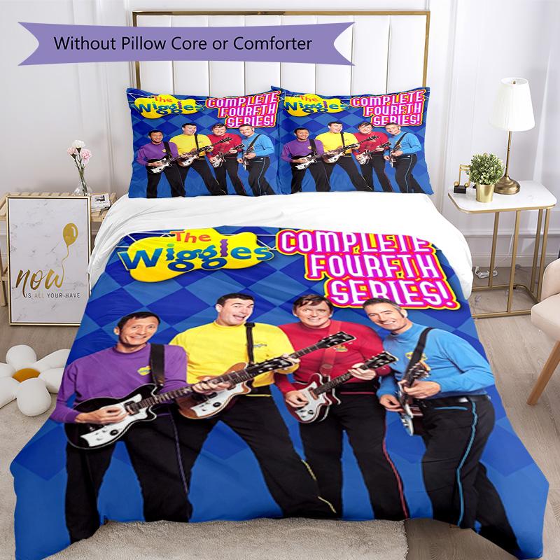 Wiggles Quilt Cover Set Suitable For Bedrooms Machine Washable Christmas Gift