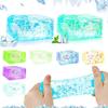 Squish Stress Toys, Glitter Slow Rising Fidget Sensory Toys, Large TPR Squeeze Toys for Adults ADHD Focus Anxiety Relief