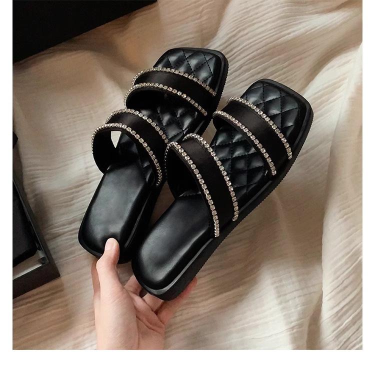 

Grape mother summer new fashion platform slippers women wear cool slippers women wear high sense 2025 sandals women 40 чёрный
