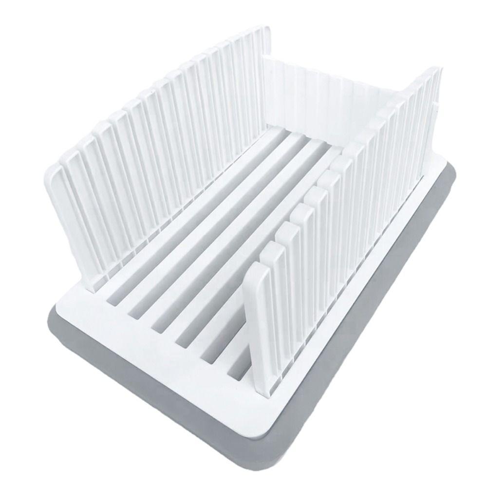 Heat-resisting Bread Slicer With Bread Crumb Tray Bread Slicing Plate Bread Cutting Guide  Loaf