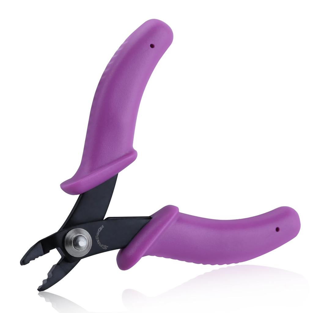 SPEEDWOX Crimping Bent Crimping Pliers for Crimping and Crimping Tool for Jewelry Hand Tool for Handmade Precision DIY Pliers, Type, 2-Hole Crimping,