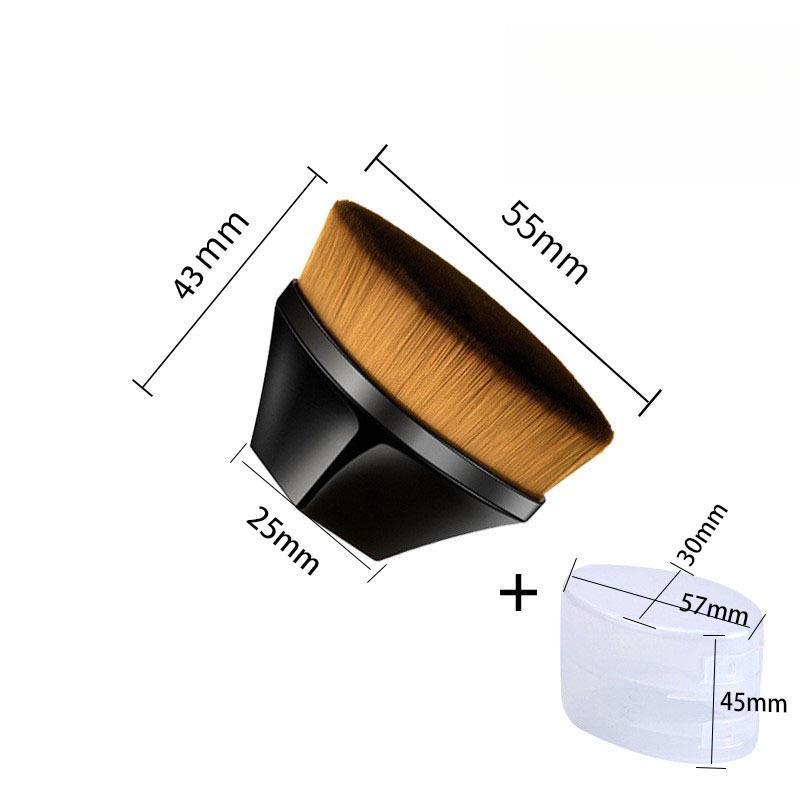 

Новая кисть для тональной основы №55 с плоской головкой: Безупречный макияж без разводов с минимальным количеством отходов Black + Storage Box