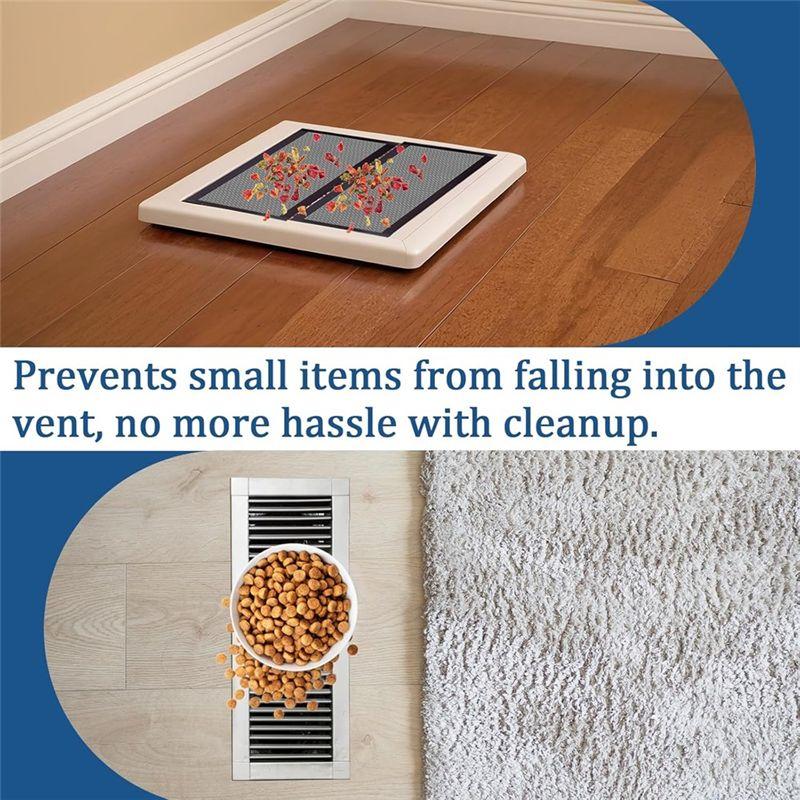 Easy Use 16PCS Magnetic Floor Vent Covers -12X5.5 Lnch Airvent Filters Magnetic Floor Register Vent Coversmagnetic For Homefloor