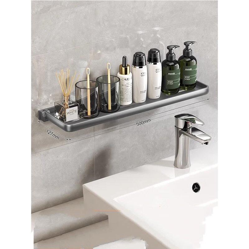 Wutuo No-Punch Folding Bathroom Storage Shelf
