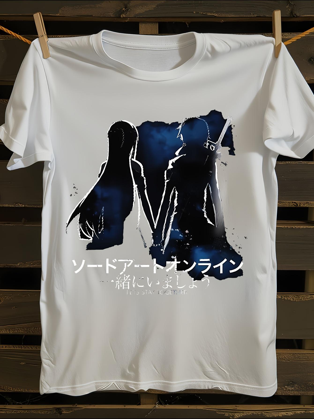 Футболка с принтом Аниме Sword Art Online Аниме футболка XXXXL