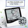 Digital Thermometer Large Screen Easy to Use Plastic Temperature Humidity Monitor Home Decor