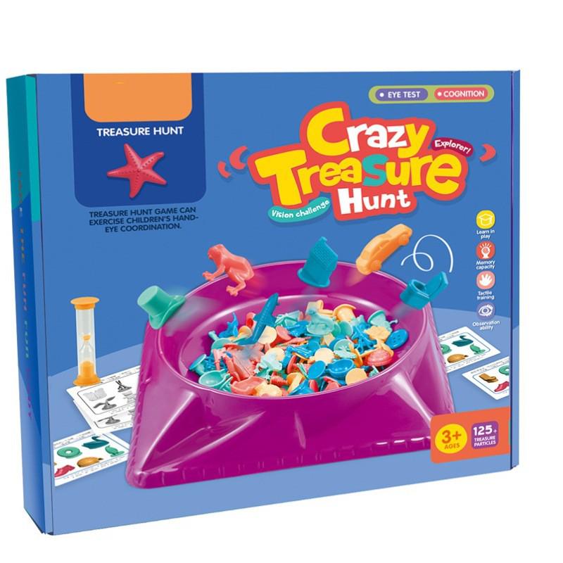 Crazy Treasure Hunt: Children's Educational Table Game for Parent-Child Interaction and Focus