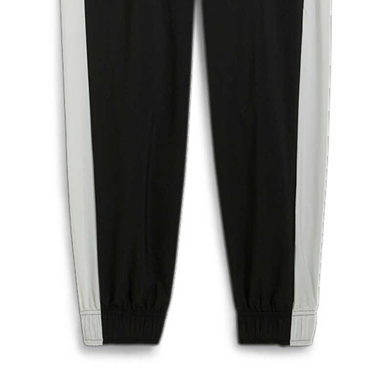 Puma Fashionable Versatile Logo Top Comfortable Color Block Soft Pants Casual Sports Suit Men Suit Black 526371-05