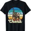 Funny Chonk Meme Cat Love Chonk Scale Funny Cat Meme T-Shirt for Men Women Kids