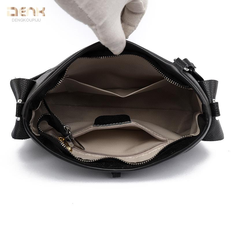 Genuine Leather High-end Underarm Bag Large-capacity Cowhide Single-shoulder Crossbody Bag