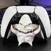 Gamepad Storage Stand with Open Single-Body Support, Decorative Teeth and Horns, and No Assembly Required for Desktop Use