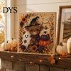 DIY Mosaic Crafts for Adults Halloween Faux Pearl Art Kit, Spooky Cute 3D Beads Painting Crafts, Ghost Pumpkin Decorations Gothic Cat Crow Wall