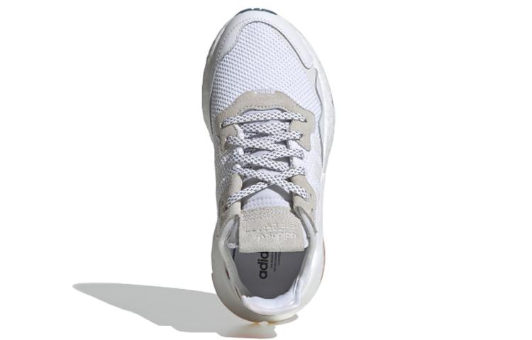 adidas Originals Nite Jogger Dämpfung Niedriger Schaft Kinder Lifestyle Schuhe Weiß Braun FV4544