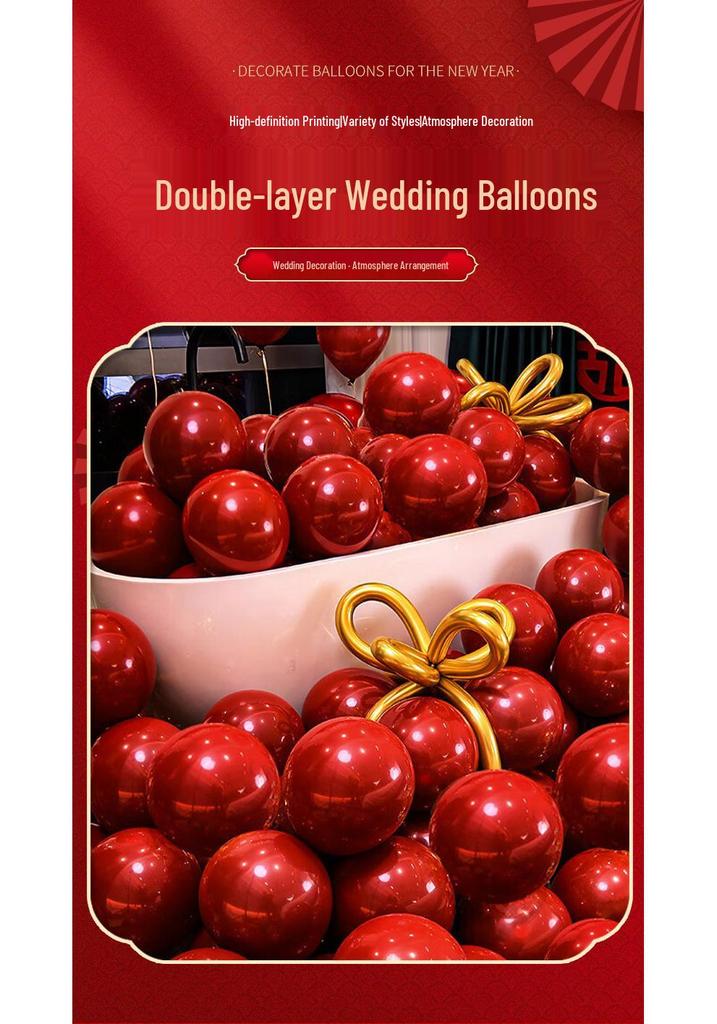 Hochzeitszimmer Ballon Dekorationen: Elegante Ballon-Dekoration für Hochzeiten