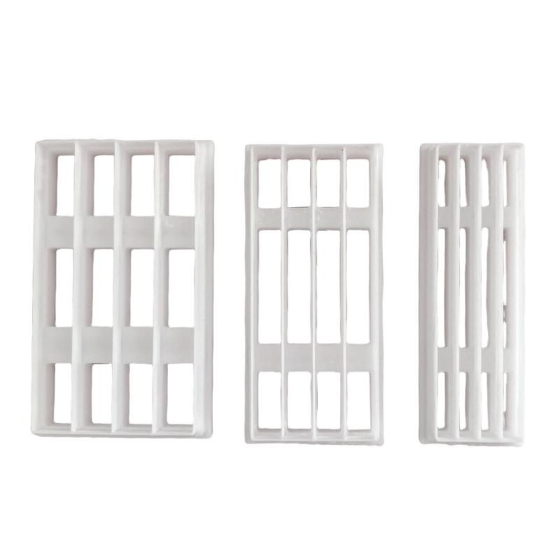 3Pcs Geometric Clay Earring Cutter Gridded Clay Cutter for Earrings Making, Clay Earring Cutter Tool for Jewelry Making 1