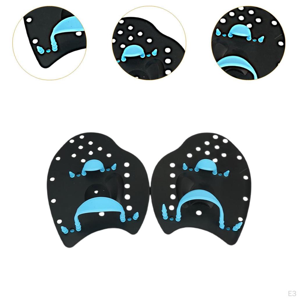 Aquatic Fitness Hand Paddles, Swim Training Tools for Indoor Use