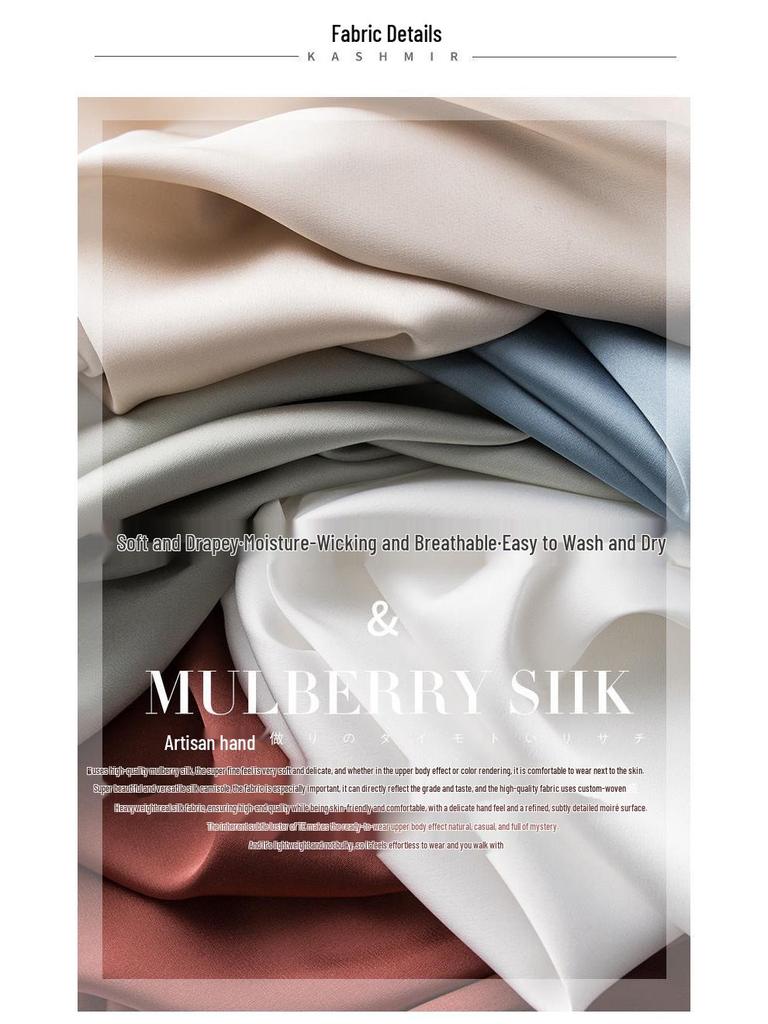 2025 Women's Heavyweight V-Neck Mulberry Silk Camisole 