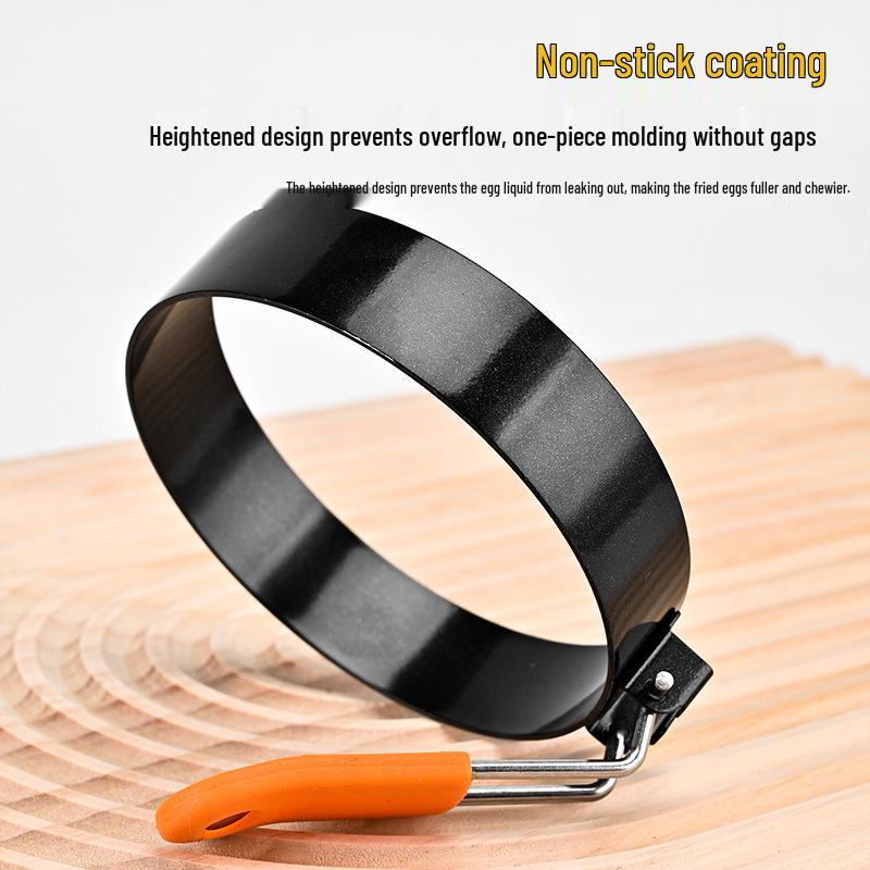 Reinforced Non-stick Stainless Steel Egg and Cake Mold for Creative Kitchen Use