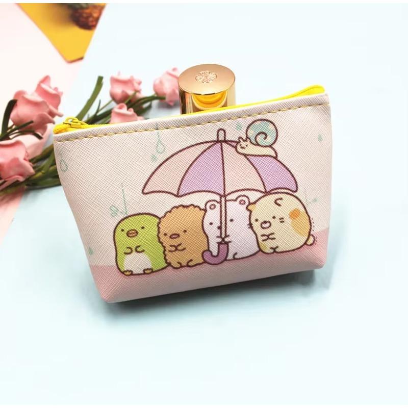 Kids Cute Creative PU Coin Purse Earphones Key Storage Bag Children's Coin Pouch Mini Wallet Cute Purse Cute Wallet