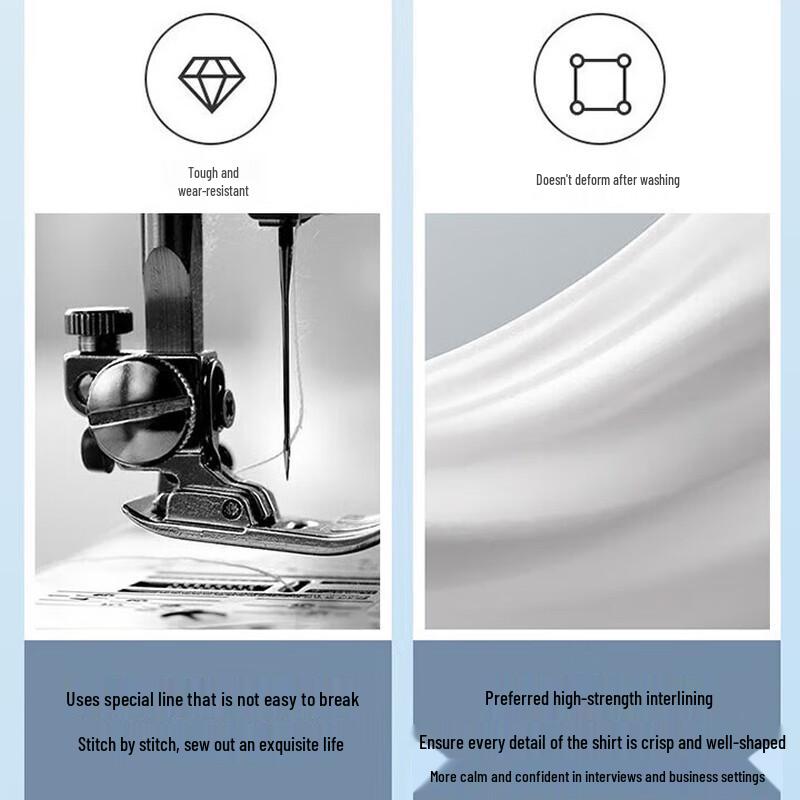 Romon Men's White Short Sleeve Business Shirt