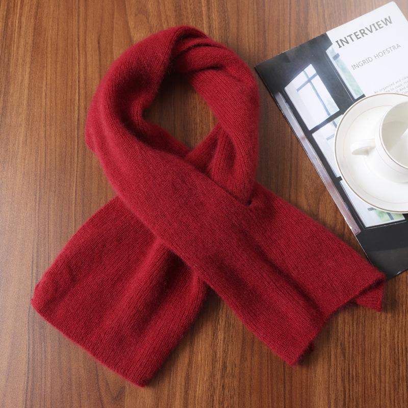 Women's Winter Wool Knit Cashmere Cowl Scarf - Thick, Warm, and Versatile Neck Protector