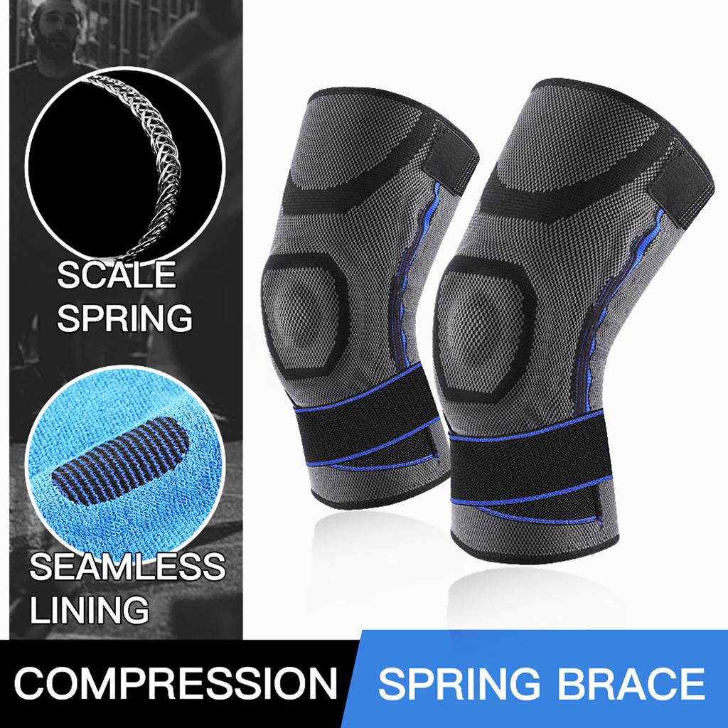 1PCS Kneepads Knee Support Protector with Silicone Design and Flexible Elastic Fitness Soft