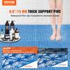 VEVOR Modular Interlocking Cushion, 50 Pack 30 X 30 Cm Splicing Drainage Mats, Soft PVC Interlocking Drainage Floor Tiles