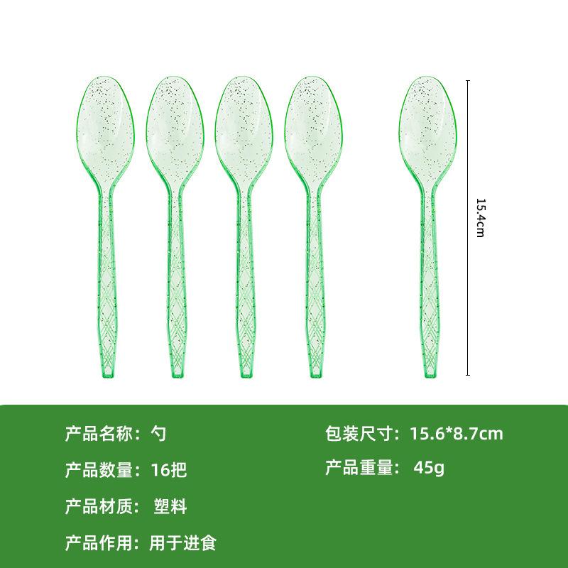 

Saint Pars Irish Themed Party Supplies Disposable Cutlery Set Banner Paper Plate Paper Cup Paper Towel Saint Pars Irish Spoon 16pcs