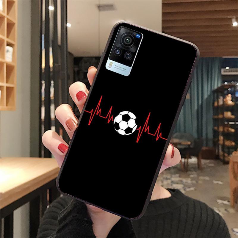 Football soccer ball design Phone Case for VIVO Y53S Y33S Y22S Y11S Y31 Y21 Y70 Y20 Y21S Y72 Y35 Y51 Y01 V23E V21 V23 V21E