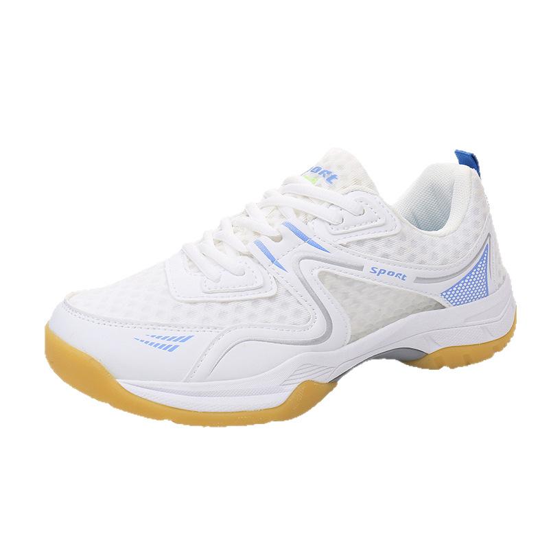 New Badminton Shoes Men's Shoes Breathable Table Tennis Shoes Ultra-light Shock-absorbing Women's Shoes Competition Training Shoes Couple Tennis Shoes