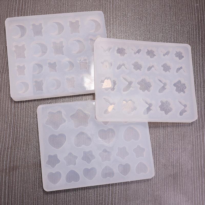 Formy do biżuterii z żywicy Formy silikonowe do odlewania zawieszek Wielokrotnego użytku do rękodzieła DIY Tworzenie biżuterii Prezent Brelok Ciasto